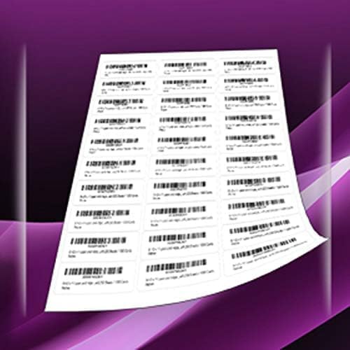 NextDayLabels - 2.5/8" x 1" Rectangular Sticker Labels for Printer - White Laser/Inkjet Printer Labels Return Address Labels Shipping Label Stickers (25 Sheets, 30 Per Sheet, 750 Labels)