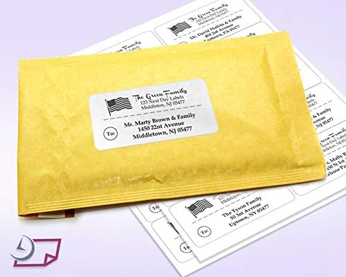 NextDayLabels – 4” x 2” Rectangular Sticker Labels for Printer - White Laser/Inkjet Printer Labels Return Address Labels Shipping Label Stickers (1000 Sheets, 10 Per Sheet, 10000 Labels)
