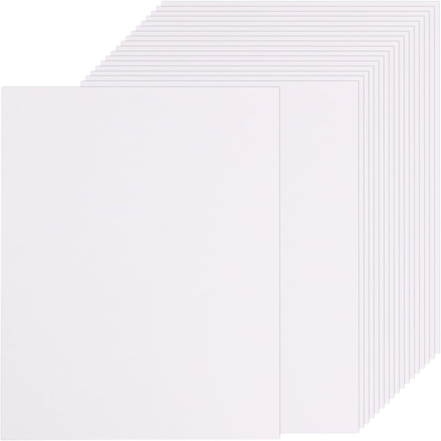 50 Sheets White Cardstock Thick Paper 8.5 x 11, 250gsm/92lb Blank Heavy Cards Stock for Invitations, Printing, Postcards, Thankyou Cards, Index Cards, DIY Cards (White, 8.5 x 11 inch)