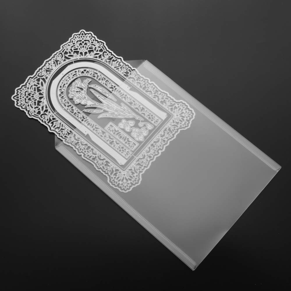 Briartw 20pcs/Set Dies Storage Bags and Magnetic Sheets,10 Pack Clear Plastic Storage Bags & 10 Pack Soft Rubber Magnetic Sheets for Die Cuts Stamps Handamde Crafts Storage Crafter Envelope Organzie