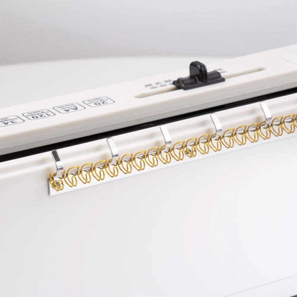 TruBind Manual Wire Binding Machine | 22 Sheet Punch Capacity | Bind up to 120 Sheets | 34 Fully Disengageable Dies | 3:1 Pitch | 2-Year Warranty