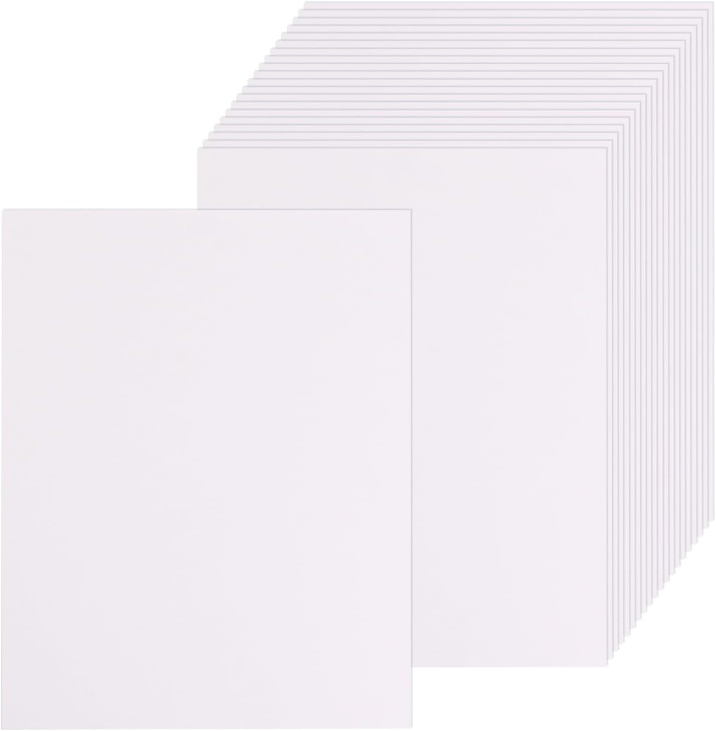 50 Sheets White Cardstock Thick Paper 5 x 7, 250gsm/92lb Blank Heavy Cards Stock for Invitations, Printing, Postcards, Thankyou Cards, Index Cards, DIY Cards (White, 5 x 7 inch)
