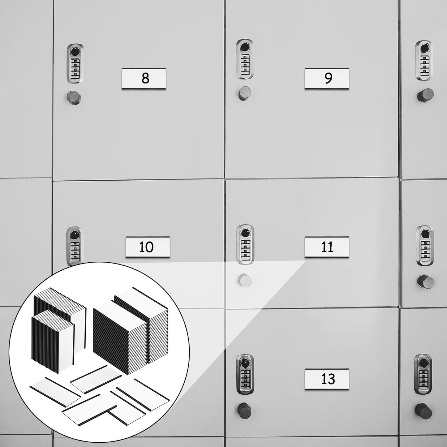 400 Pcs Magnetic Label Holders Bulk 4 x 2 Inch C Channel Magnet Labels Magnetic Name Tags 400 Clear Protective Films 800 White Replacement Card Inserts for Metal Racks Office Supplies