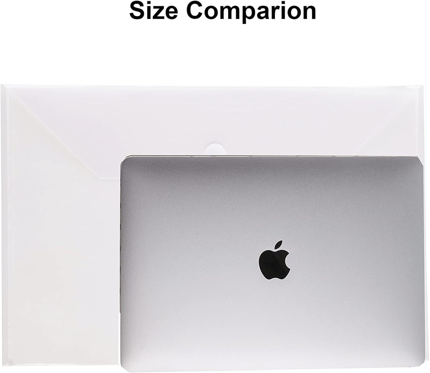 11 x 17 Clear Large Plastic Envelopes Document File Storage Holder 40 Pack Hook Loop Closure