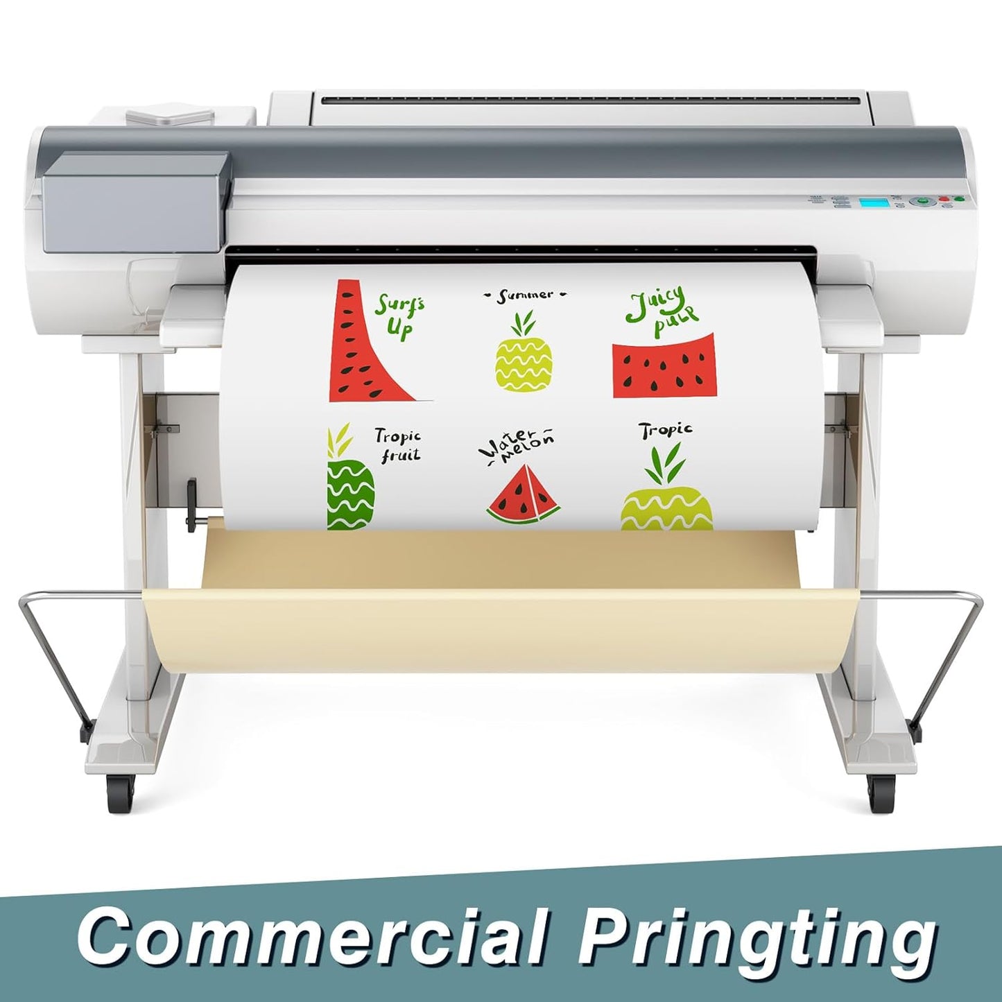 Amylove Blank White Surface Magnet Sheets 24 Inch x 3 Feet, 30 Mil Magnetic Roll Printable Flexible Vinyl Blank Magnetic Sign Sheet Safe for Vehicles DIY Craft Project