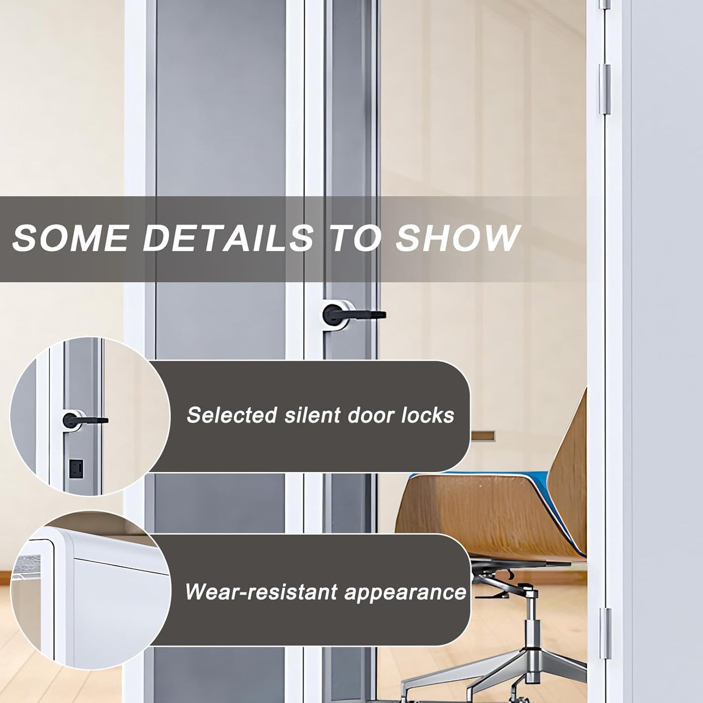 Office Sound Booth with Audio Privacy - Removable Soundproof Booth Includes White with Rounded Corners,Soundproof Room with Light,Fans, Socket for Live Streaming,Study (55.11IN)