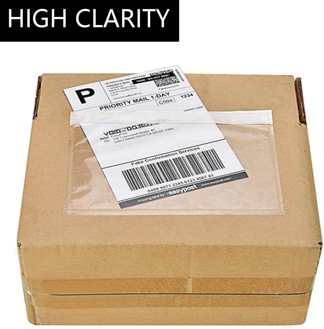 Coopaty Packing List Envelopes 7.5"x5.5" Pouches Invoice Enclosed Adhesive Bags (500 Pack)