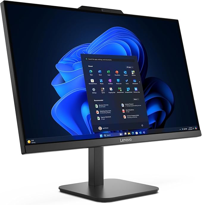 Lenovo 24 All-in-One Desktop Computer for Home Office, 23.8" Fhd Business Aio, Intel 4-Core Processor (Beat i3-1110g4), 32gb Ddr4 Ram, 1tb Pcie Ssd, WiFi 6, Bluetooth, Windows 11 Pro