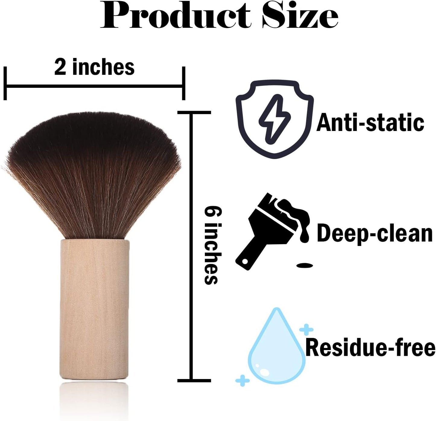 Turntable Vinyl Records Cleaner, Anti-Static Dust Cleaning Record Brush for Vinyl Albums LP CD Cartridge(1 Pcs)