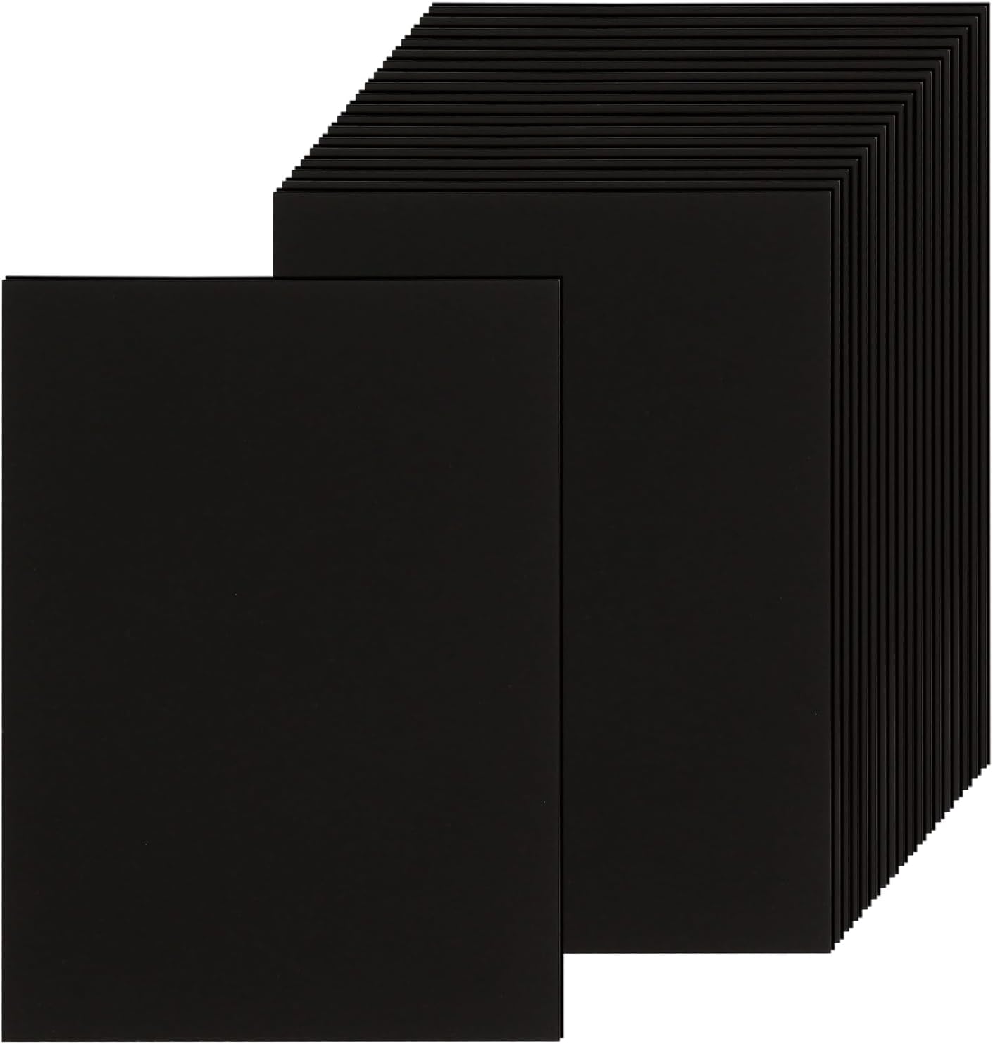 50 Sheets Black Cardstock Thick Paper 5 x 7, 250gsm/92lb Blank Heavy Cards Stock for Invitations, Printing, Postcards, Thankyou Cards, Index Cards, DIY Cards (Black, 5 x 7 inch)