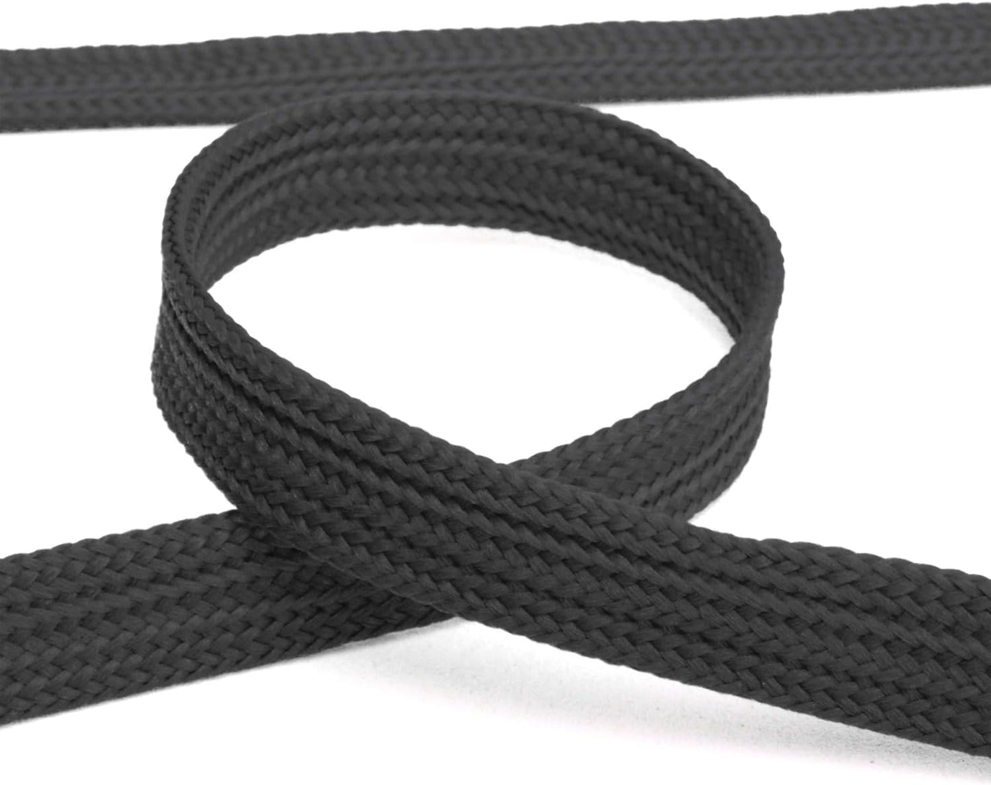 Black Lanyards 50 Pcs Bulk Lanyard for Id Badges Flat Lanyard with Badge Clip Swivel Hook (50, Black)