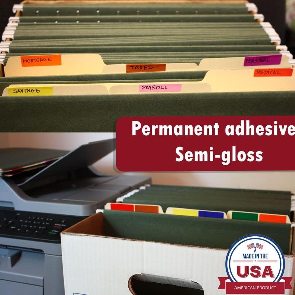 Royal Green Rectangular Small Label Roll 40mm x 19mm Rectangle Stickers in Forest Green (1.57 inch x 0.75) - 500 Pack