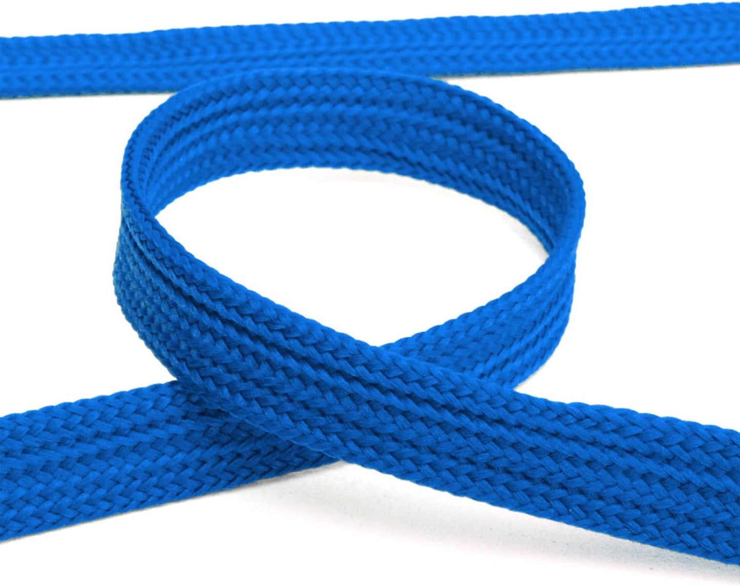 Blue Lanyards 50 Pcs Bulk Lanyard for Id Badges Flat Lanyard with Badge Clip Swivel Hook (50, Blue)