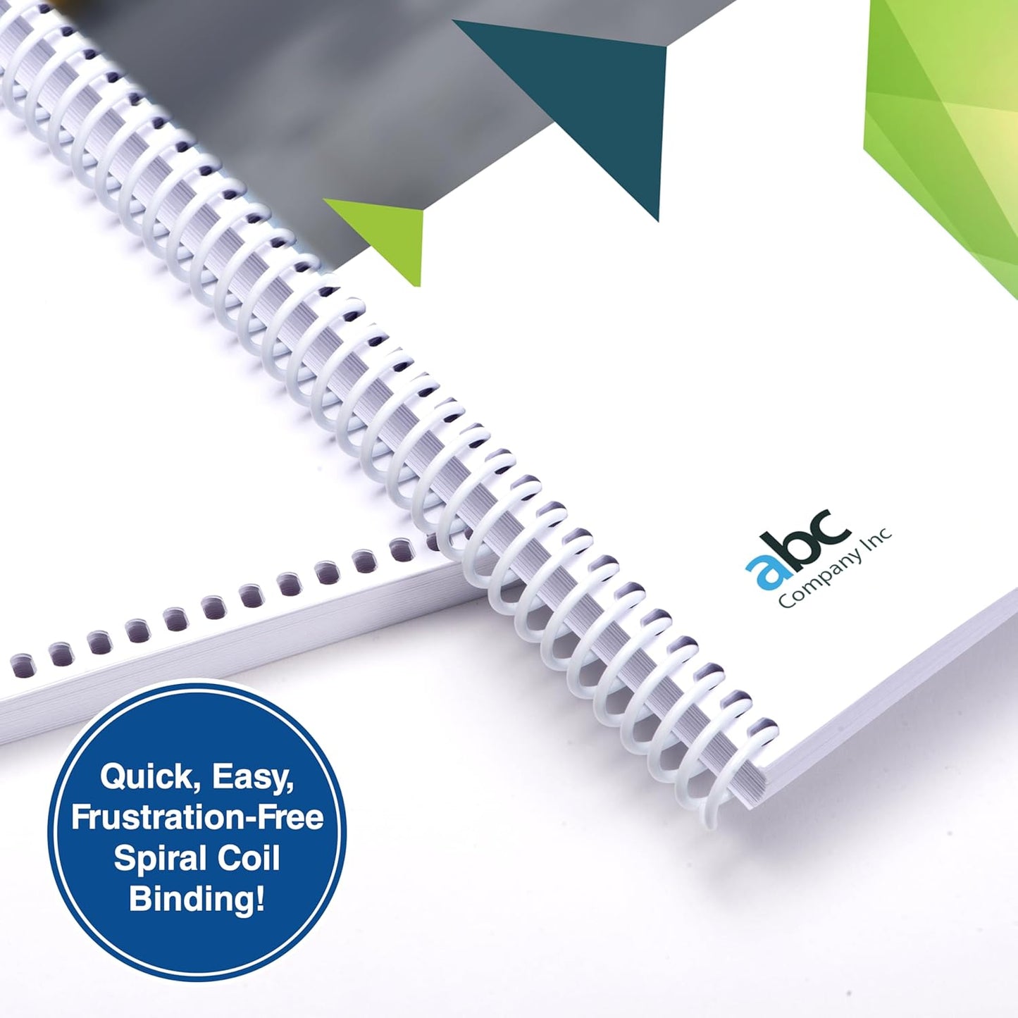 PrintWorks Professional Pre-Punched Spiral Binding Paper - 44-Hole (4:1 Pitch Hole Punch) - Book Binding Printer Paper - Made in the USA - 400 Sheets - 8.5" x 11" - 28 lb - 92 Bright White (04165)