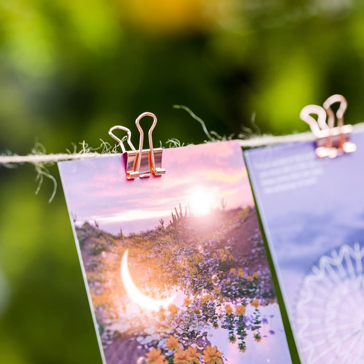 Mr. Pen- Binder Clips, Minirose Gold, 50 Pack, 0.75in Paper Clips