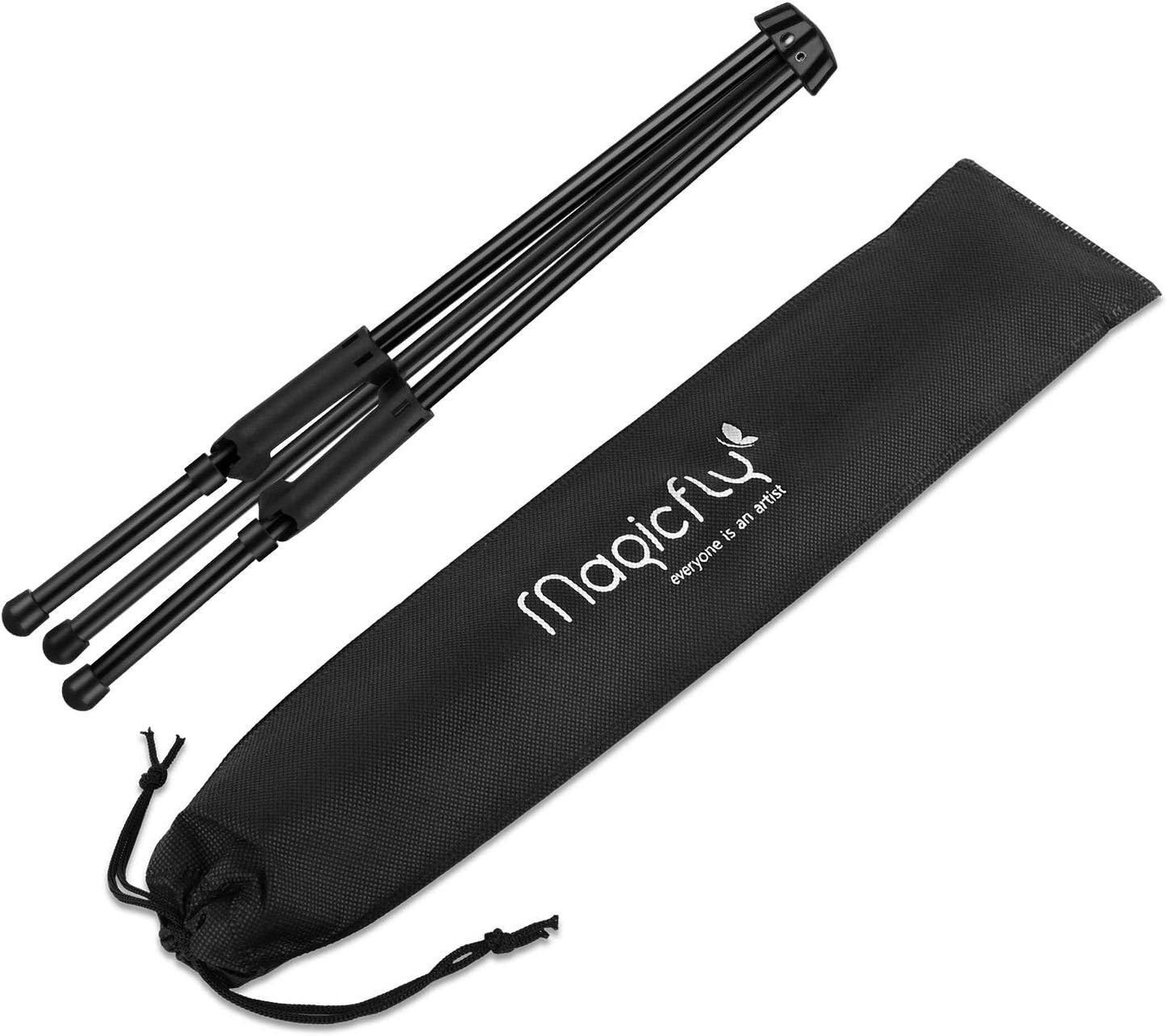 Magicfly 6 Pack Tabletop Easel, Black Steel Table Top Easels for Display, Adjustable & Portable Tripod Easel with 6 Storage Bags, for Signs, Posters, Holds 5 lbs