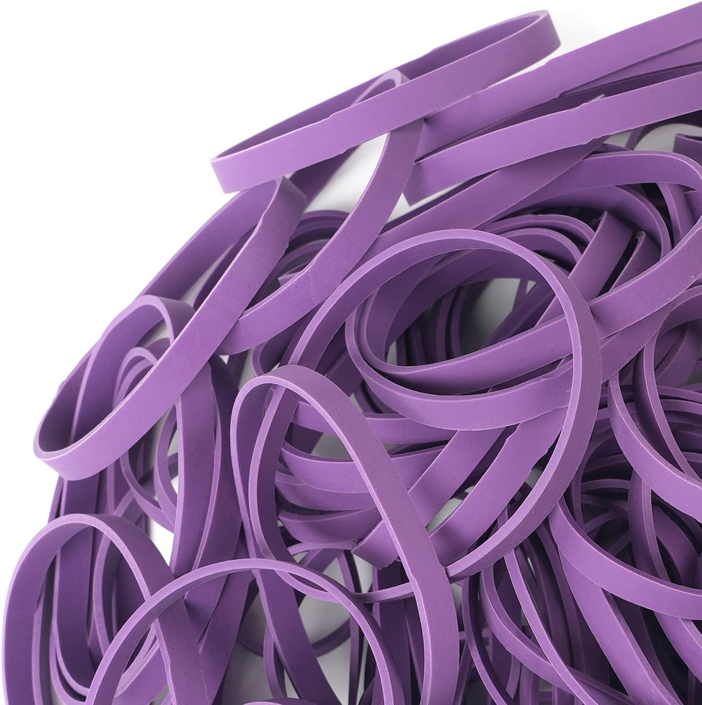 AMUU Rubber Bands Size #64 purple Rubber Band 0.5blPcs rubber band for Office Supplies Home money File Folders Strong Elastic Rubber Bands
