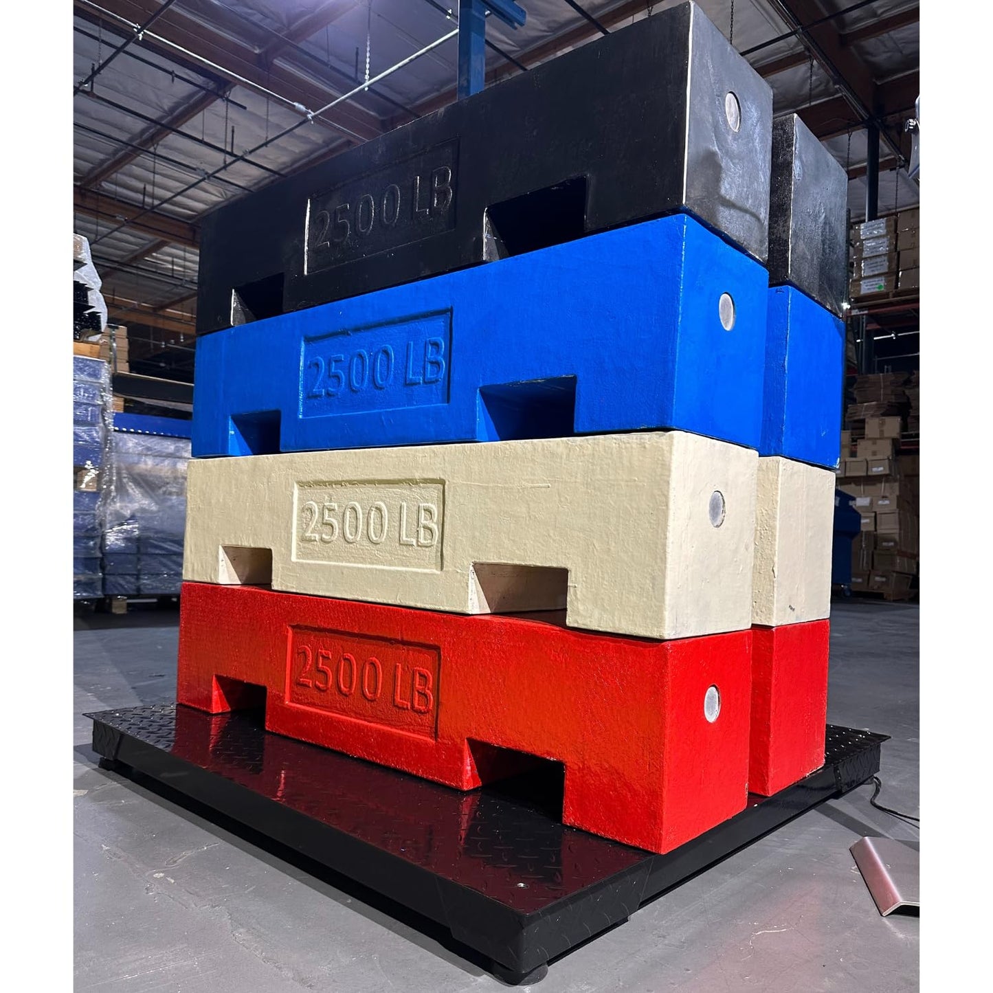 SellEton Non-NTEP Floor Scales, Accurate Pallet Scales with Smart Digital Indicator for Warehouse Shipping and Medium Duty Industrial Weighing (5' x 5') (60"x60", 5000 lb x 1 lb)