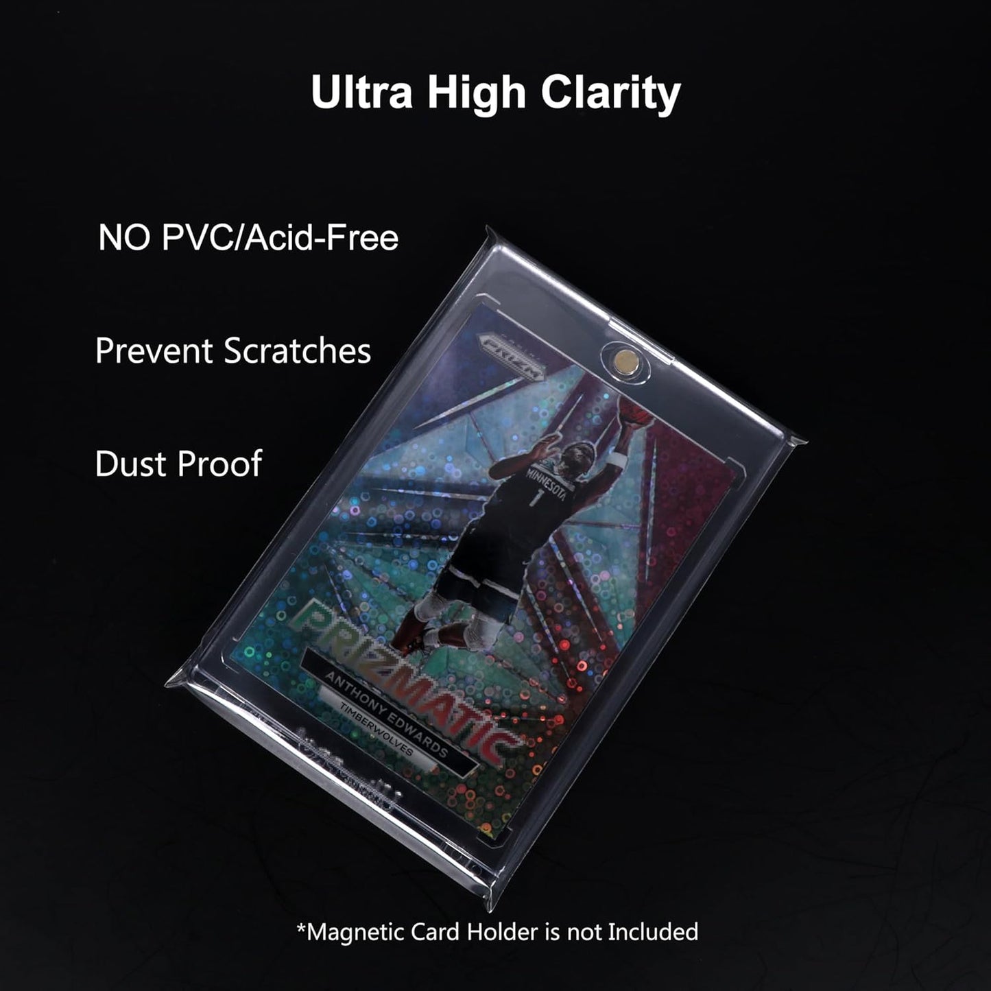 Resealable Sleeves for 35PT Magnetic Card Holders, Exact Fit Team Bags for 35 PT Magnetic Card Holders (400 Pack)