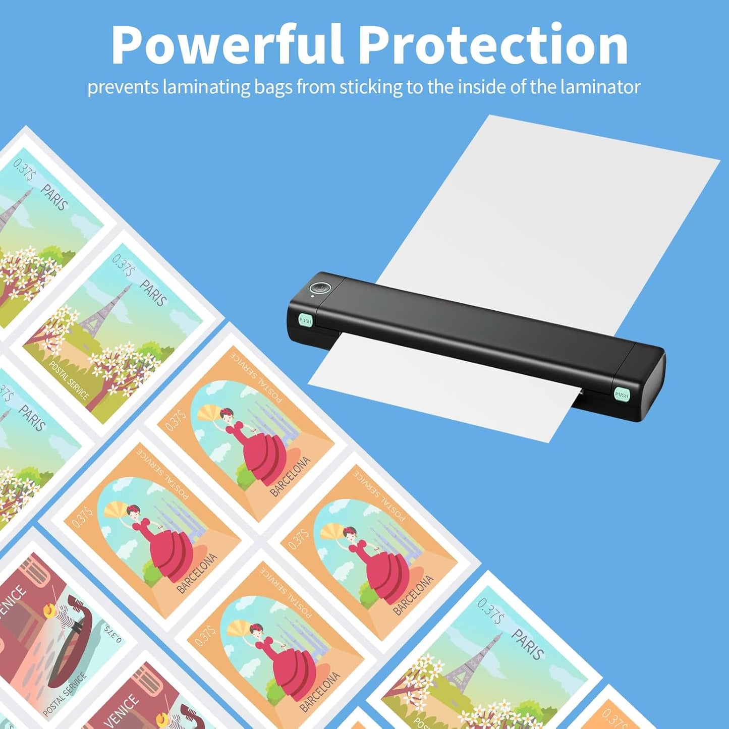 Laminator Carrier Sleeve Lamination Carrier Thermal Laminating Carriers Sheets Thermal Carrier Sheet for Laminator with All Brand Laminating Pouch (10, Letter Size)