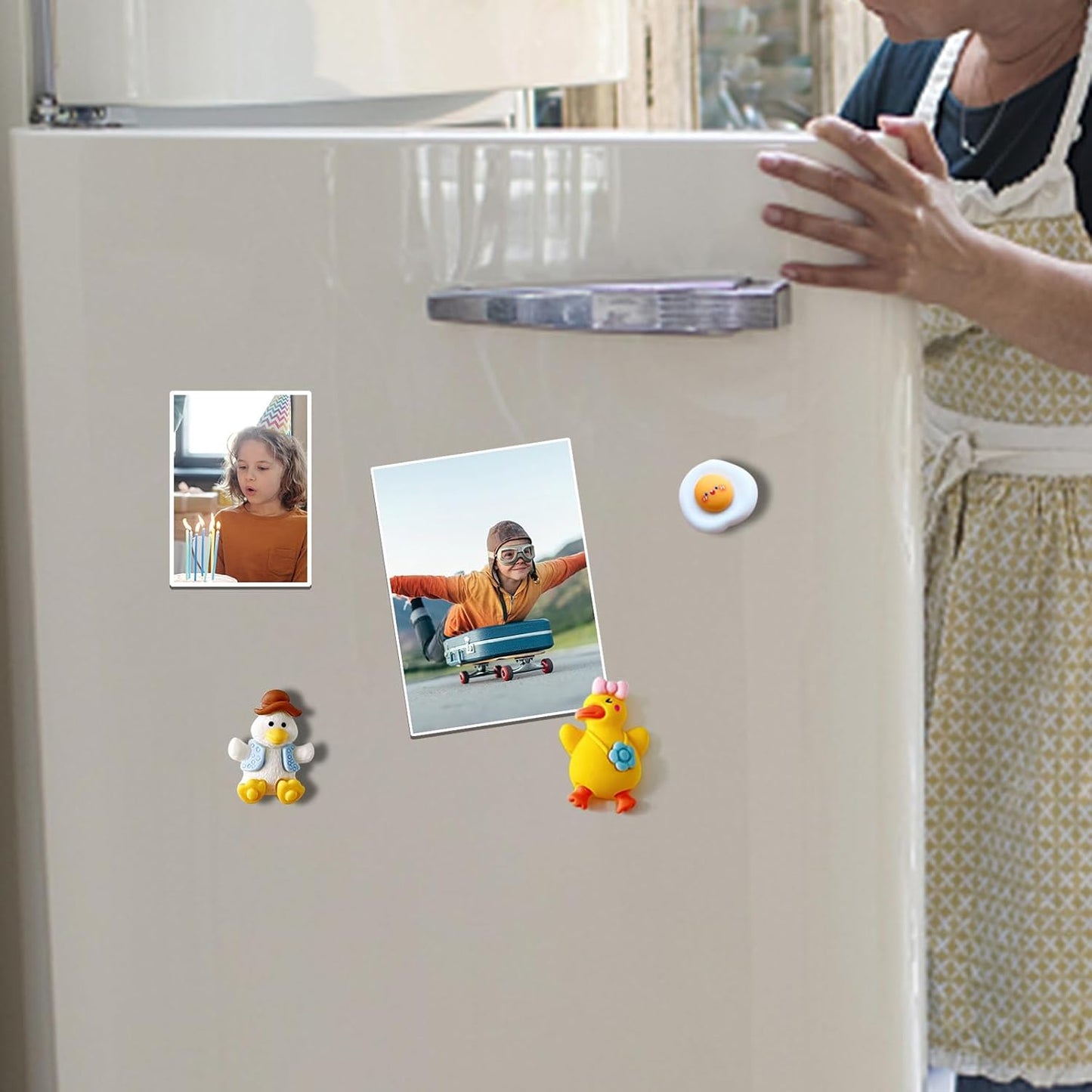 DIYMAG 4Pack Magnetic Adhesive Sheets, Magnetics Sheet with Adhesives Backing, 8x10 Inch Flexible Magnet for Crafts Photos and Die Storage Easy to Cut