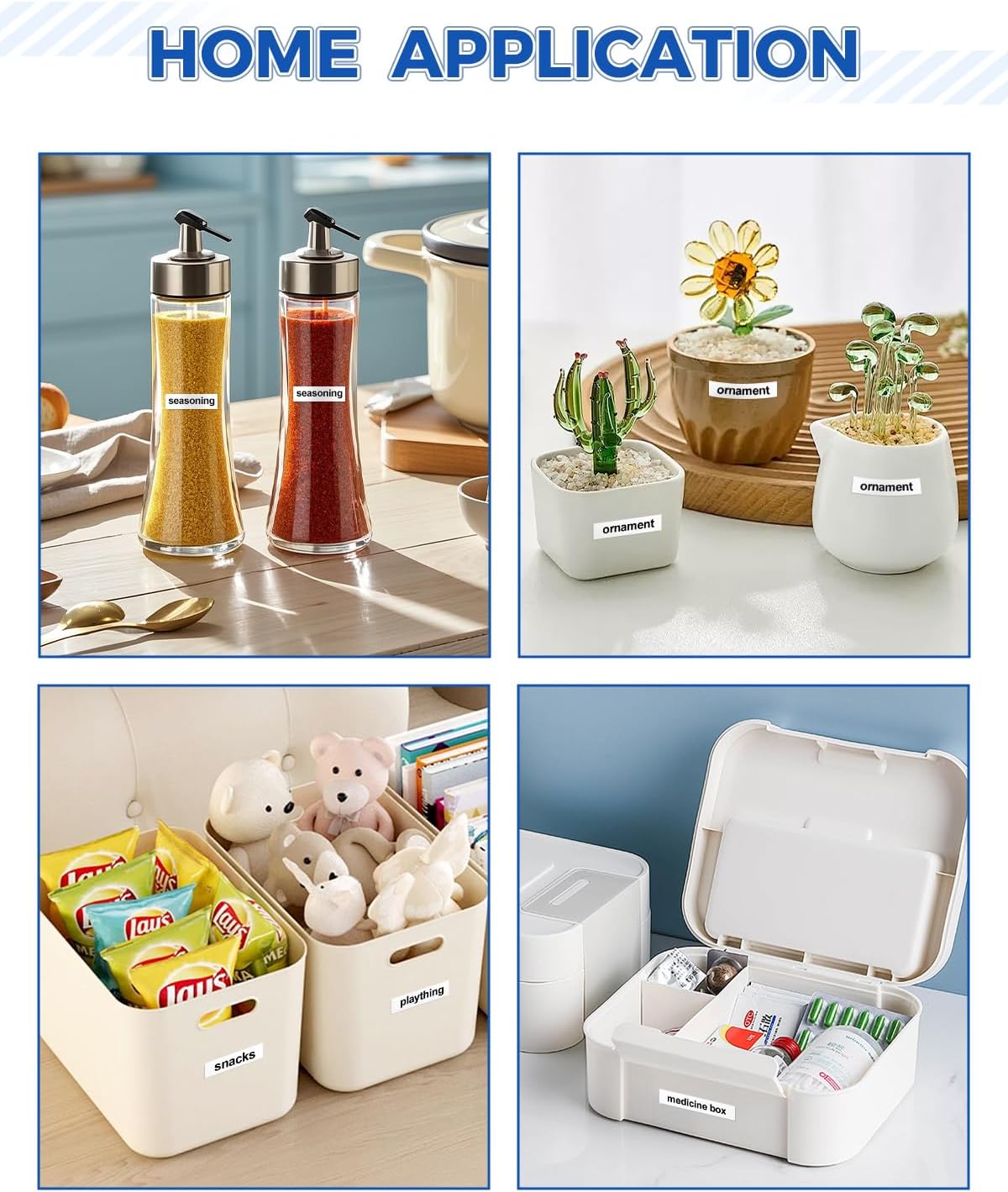 Tze 12mm 0.47" Laminated White Tape Compatible for Brother Label Maker Tape 12mm 0.47" White Tze-231 Tz-231 P Touch Tz 12mm 1/2" Label for PTD210 PT-D220 PTD400 PTD600 PT-D610BT, 4-Pack