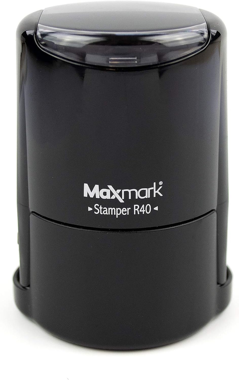 Round Notary Stamp for State of Indiana- Self Inking Stamp - Top Brand Unit with Bottom Locking Cover for Longer Lasting Stamp - 5 Year Warranty