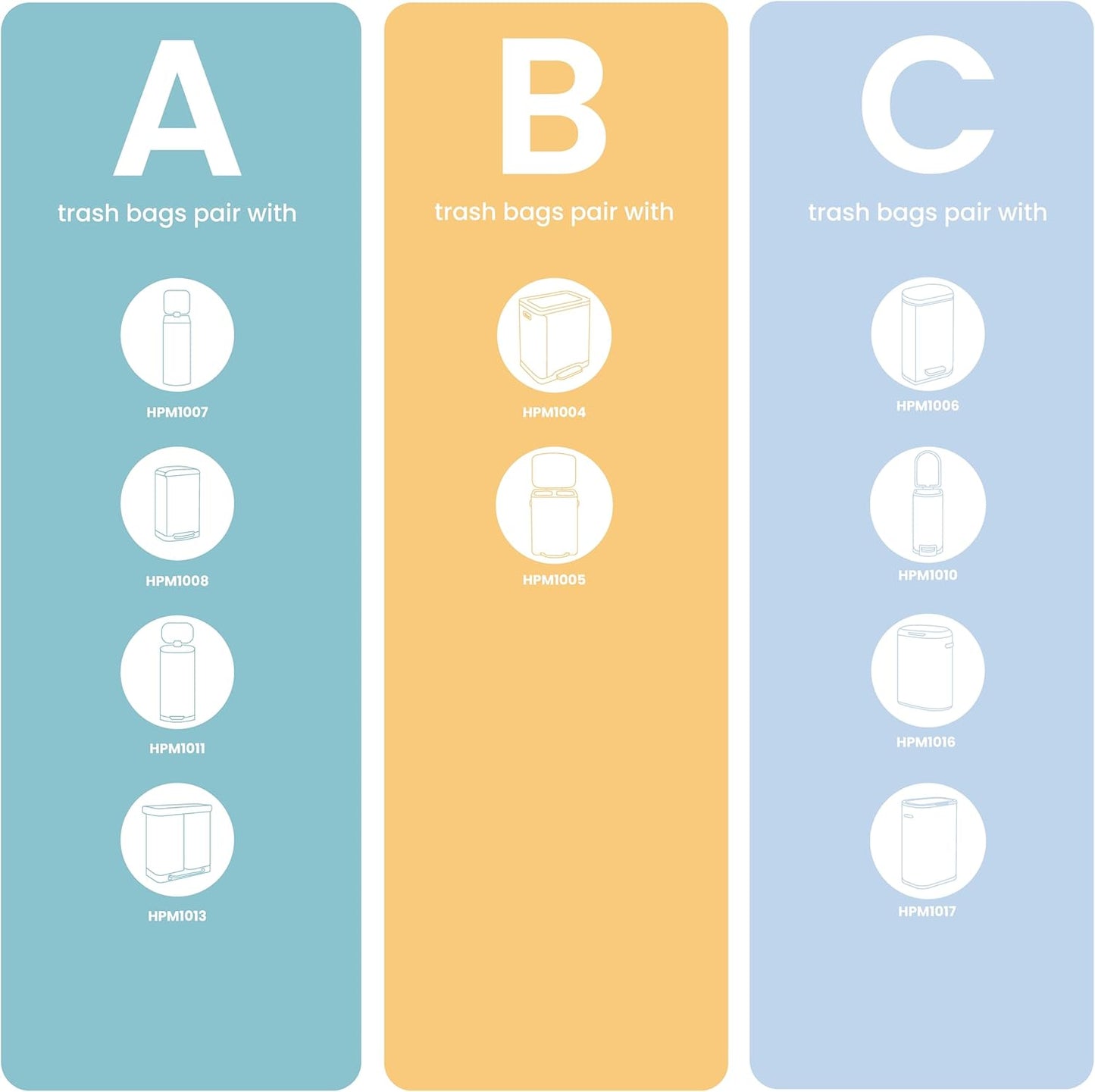 happimess HPM1005I Marco Rectangular 10.6-Gallon Double Bucket Trash Can with Soft-Close Lid, Fog Gray, Fingerprint Resistant, Modern, Minimalistic for Home, Kitchen, Office, Bedroom, Bathroom