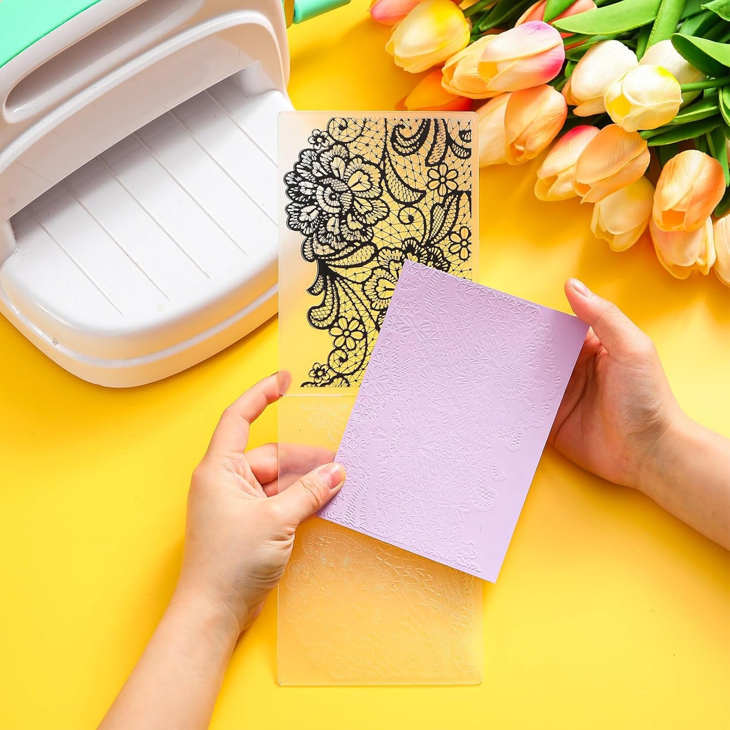 Mumufy 20 Pcs Embossing Folders for Card Making Embossing Stencil Template DIY Plastic Paper Card Decorating Mold for Scrapbook Photo Album DIY Craft, 5.8 x 3.9 Inch(Classic)