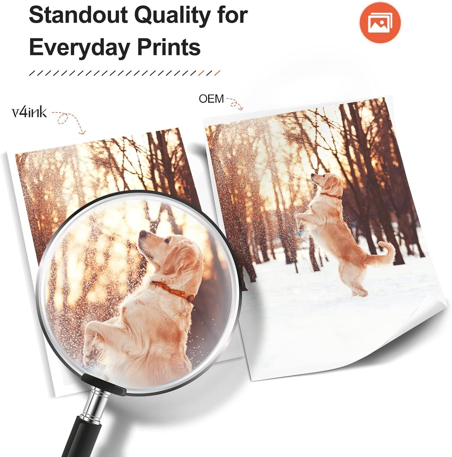 v4ink 206X 206A Toner Cartridge 4 Pack High Yield (Latest Upgraded Chip) Compatible Replacement for HP 206X W2110X W2111X W2112X W2113X use with Color Pro M255dw MFP M283fdw M283cdw M282nw Pirnter