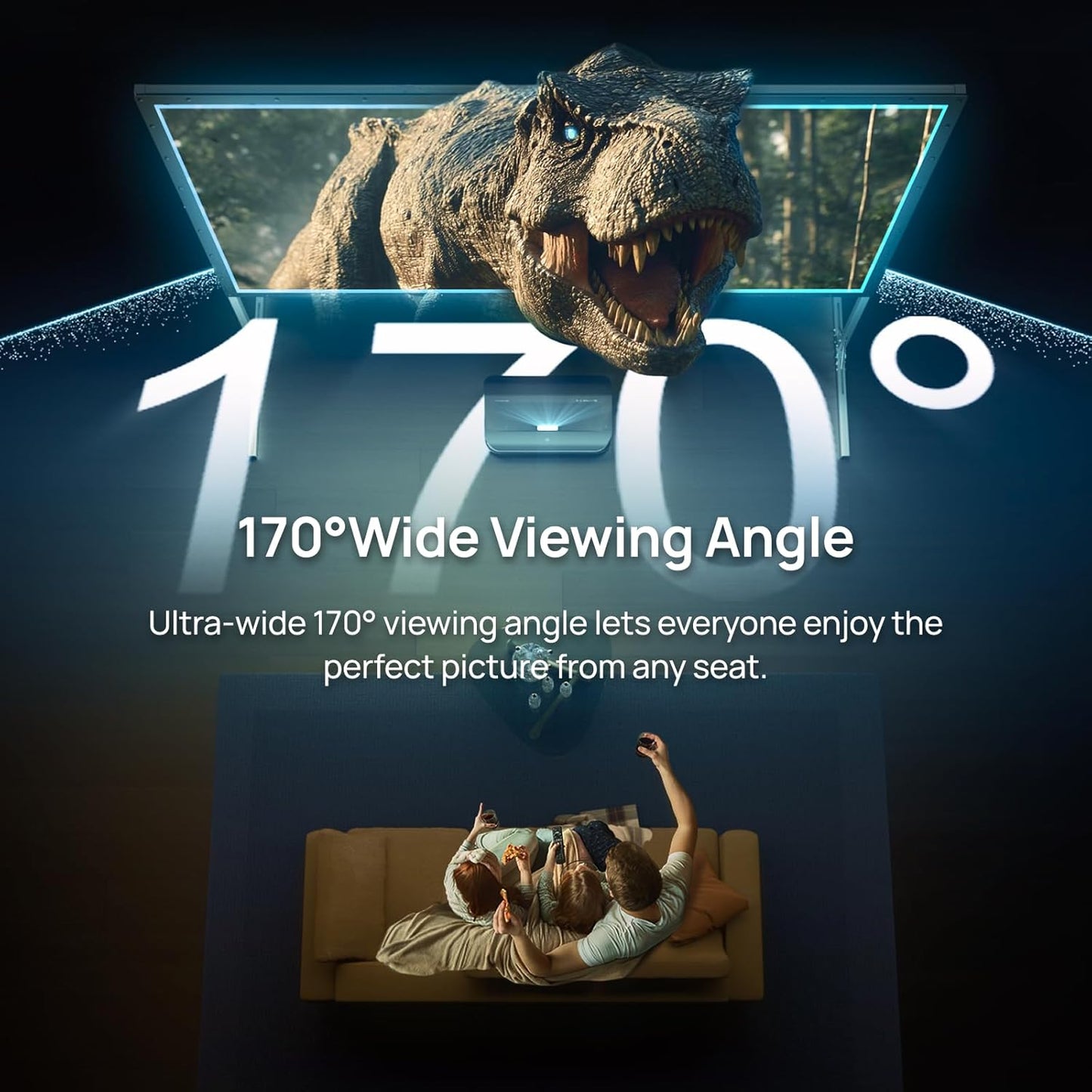 AWOL VISION Folding Outdoor Projector Screen with Stand (200 inches),Outside Projection Screen 4K/8K UHD Support, Freestanding, Portable Alloy Frame, 16:9 HD, Lightweight for Camping, Backyard