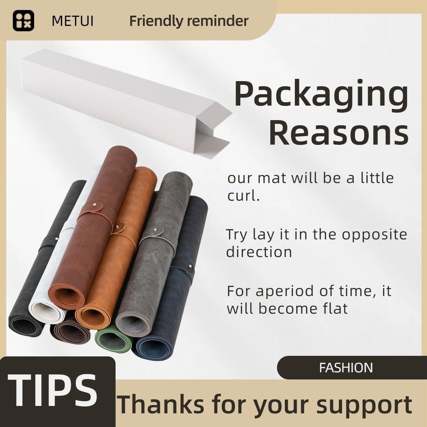 Leather Desk pad for Computer and laptops, Ideal for Gaming and Office use, Large Mouse pad and Keyboard mat,Desk mat Special for Man. A complimentary Wrist pad and Phone Stand.(Brown, 17.7" x 39.37)