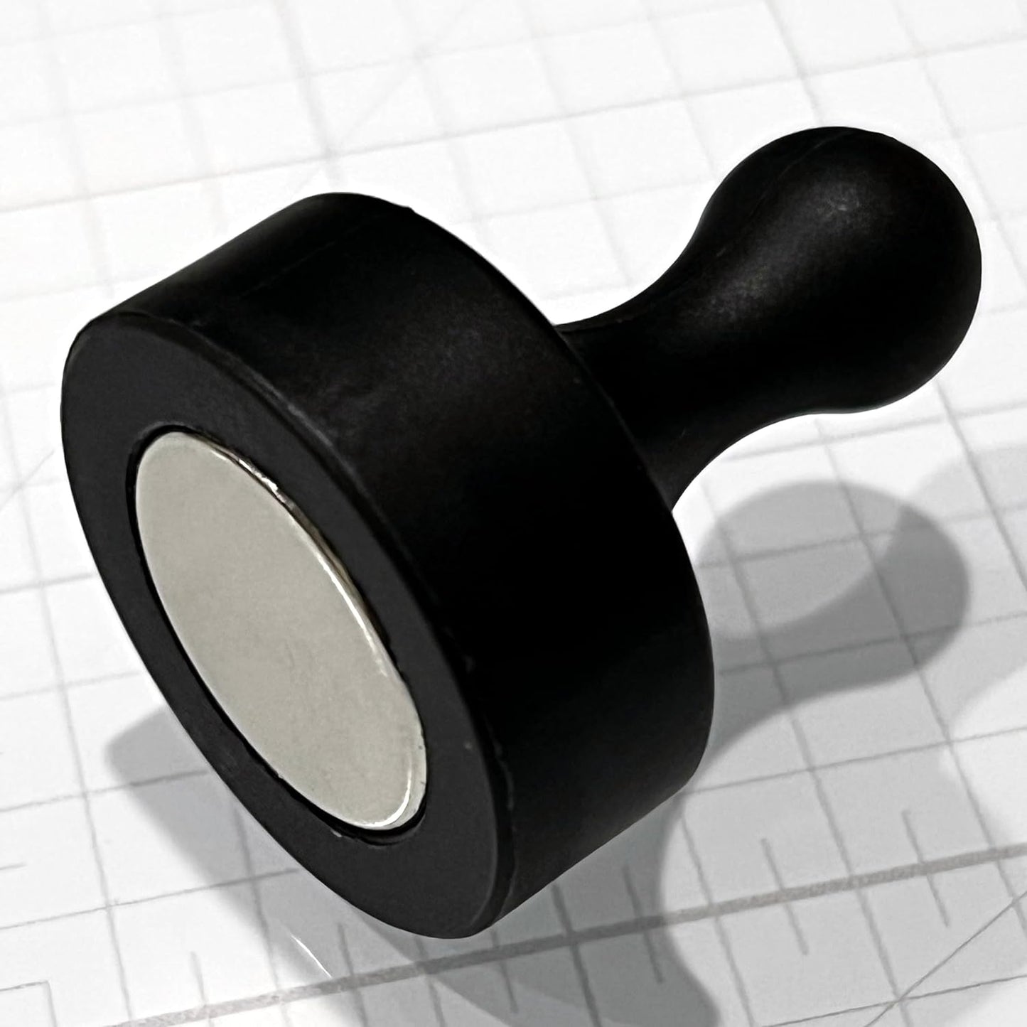 GLASSBOARD STUDIO Powerful Neodymium Magnets, Pawn-Shaped - Strong Fridge/Refrigerator and Whiteboard Magnet, Ideal for Office, Kitchen, Crafts - Rare Earth, Heavy Duty (3, Juicy Peach)