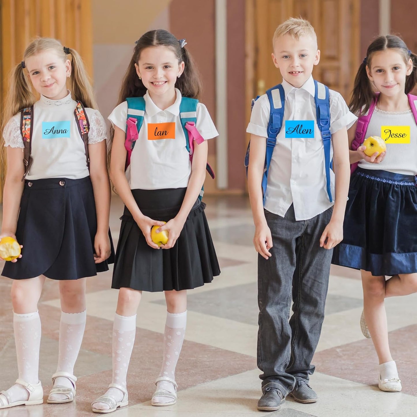 STARLIBOO Colored Labels Stickers 3 x 2 Inch, Removable Rectangle Moving Labels, 250Pcs Garage Sale Price Stickers, Adhesive Moving Labels for Boxes(Orange)