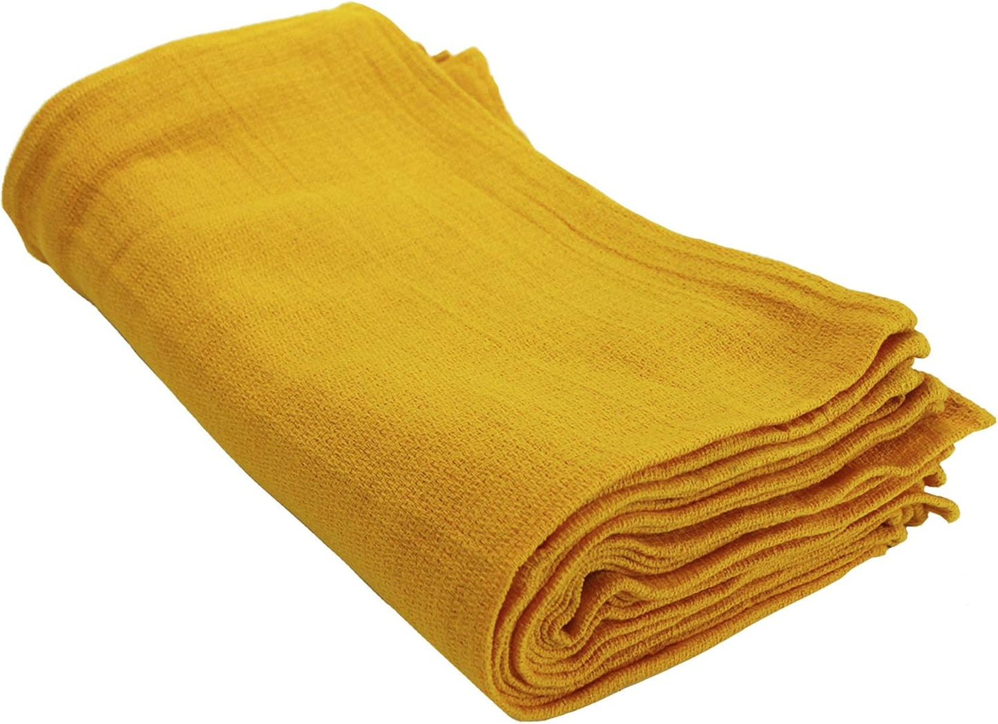 Arkwright Surgical Huck Towels - (Pack of 12) Lint Free & Highly Absorbent Pre-Treated Cotton Cleaning Cloths, Perfect for Medical, Auto Detailing, Window Glass, and Shop, 16 x 26 in, Yellow