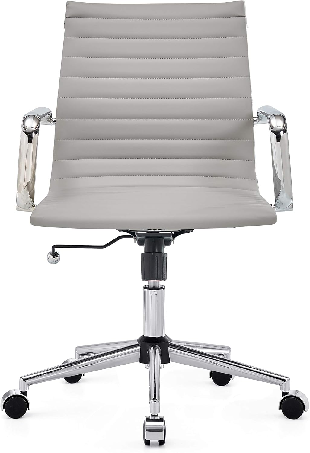 Chair, Desk Computer Chair ,with Armrests ,Ergonomic Office Chair for Home and Office, 17.32 x 22.83 x 35.43 inches, Multiple Colors (Grey)