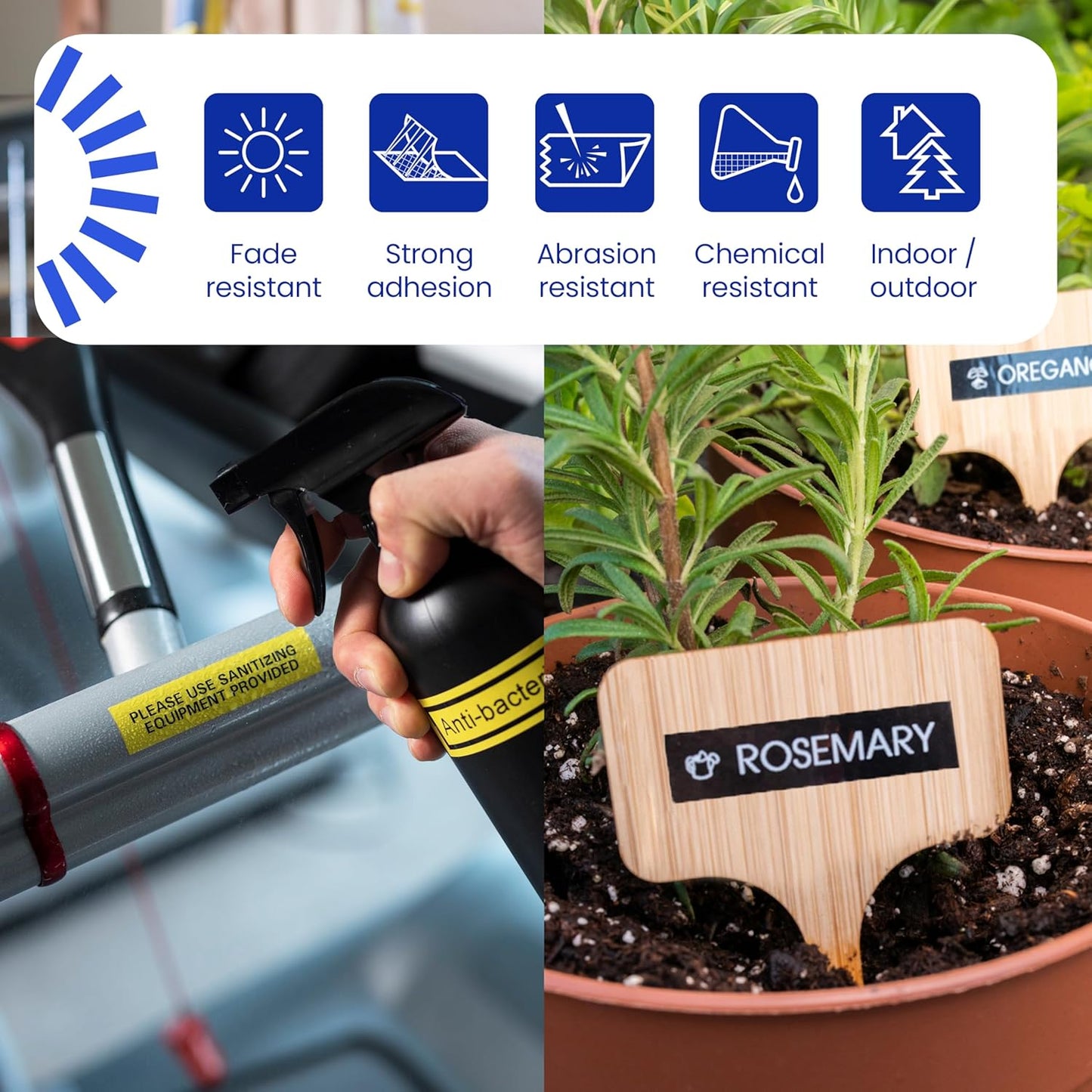 Brother Genuine P-Touch, TZe-6312PK Tape ½” (12mm) 2-Pack Laminated P-Touch Tape, Black On Yellow Perfect for Indoor Or Outdoor Use, Water Resistant, 26.2 Ft. (8M)