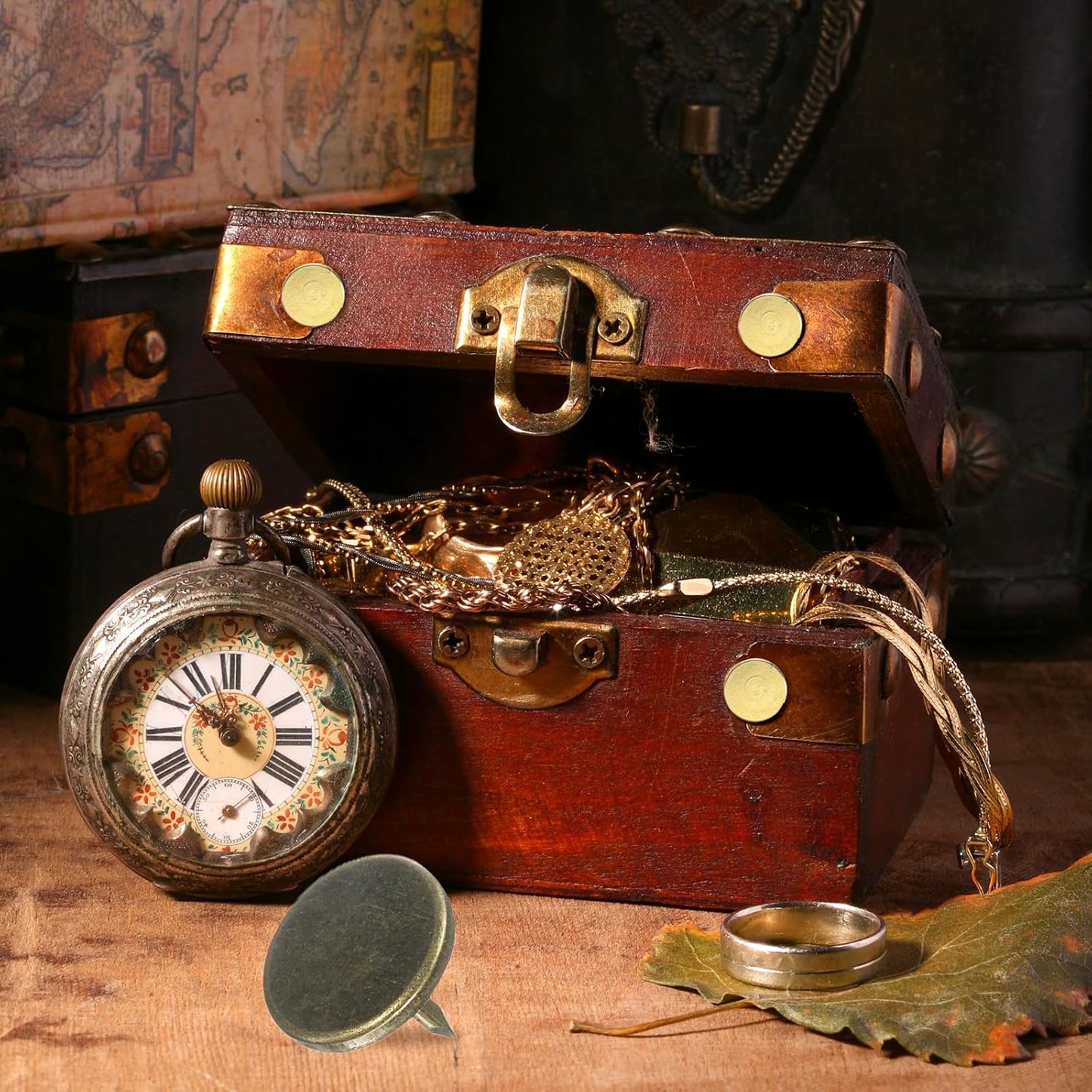 uxcell 150Pcs Upholstery Tacks, 11mmx10mm Flat Head Thumb Tack Decorative Furniture Nails Push Pins for Furniture Sofa Headboards, Bronze