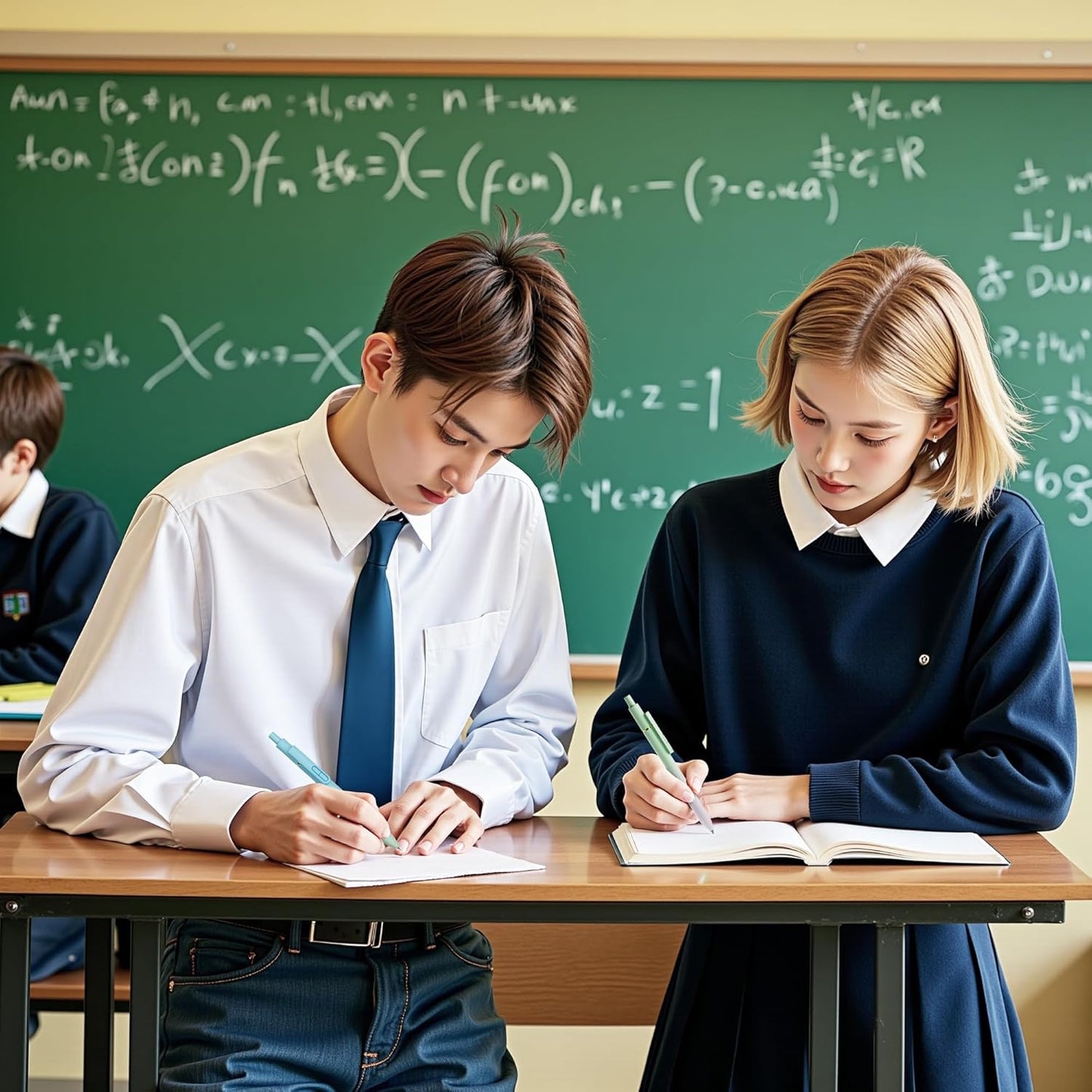 8Pcs Gel Pens with Black Ink, Fine Point Smooth Writing Pens, Quick-dry Gel Retractable Pens for Journaling Note Taking, Cute Office School Supplies for Adults Kids (0.7mm, Gradient)