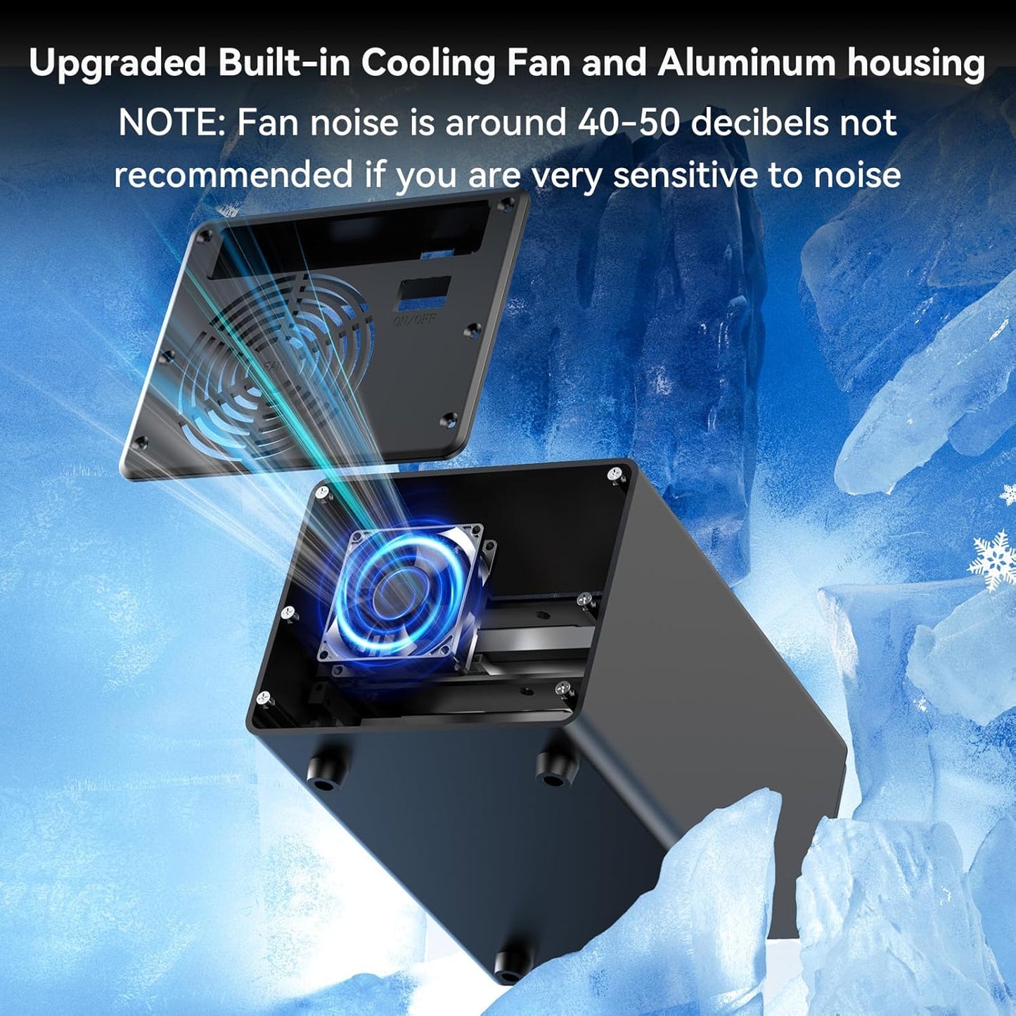 Hybrid 2*2.5/3.5" SATA HDD/SSD+3* M / B+M Key M.2 NVMe Enclosure with Cooling Fan and USB A/C 3.2 Gen 2, Hard Drive Enclosure Support 68TB(2*22TB HDD+3*8TB 2230/2242/2260/2280/22110 SSDs)