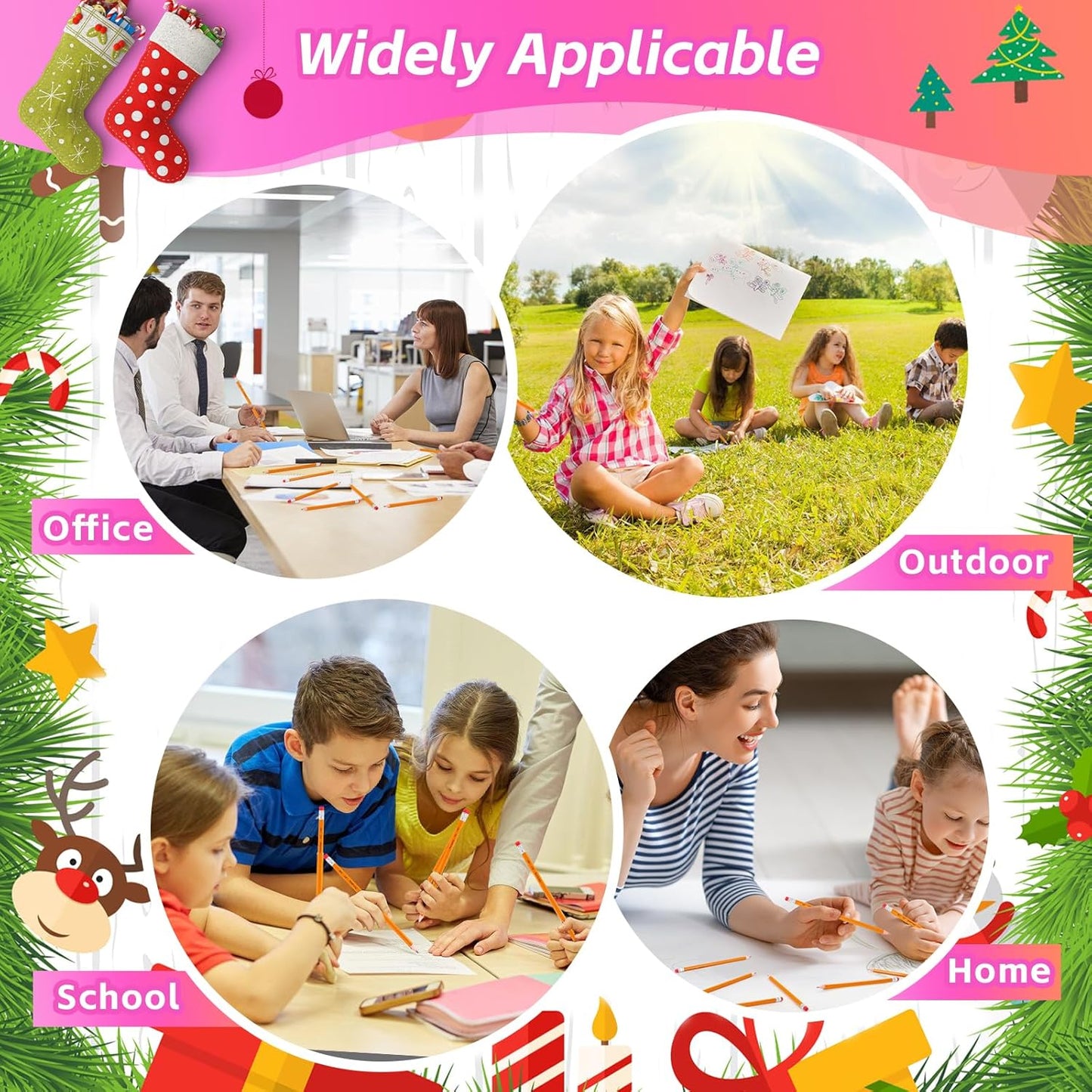 Back to School Supplies, 50 Pack Pre-Sharpened #2 Pencils with Erasers, Bulk Pack Yellow Graphite Pencils for School Classroom Teacher Desk Supplies, No 2 HB Pencil for Writing Drawing Sketching Gifts