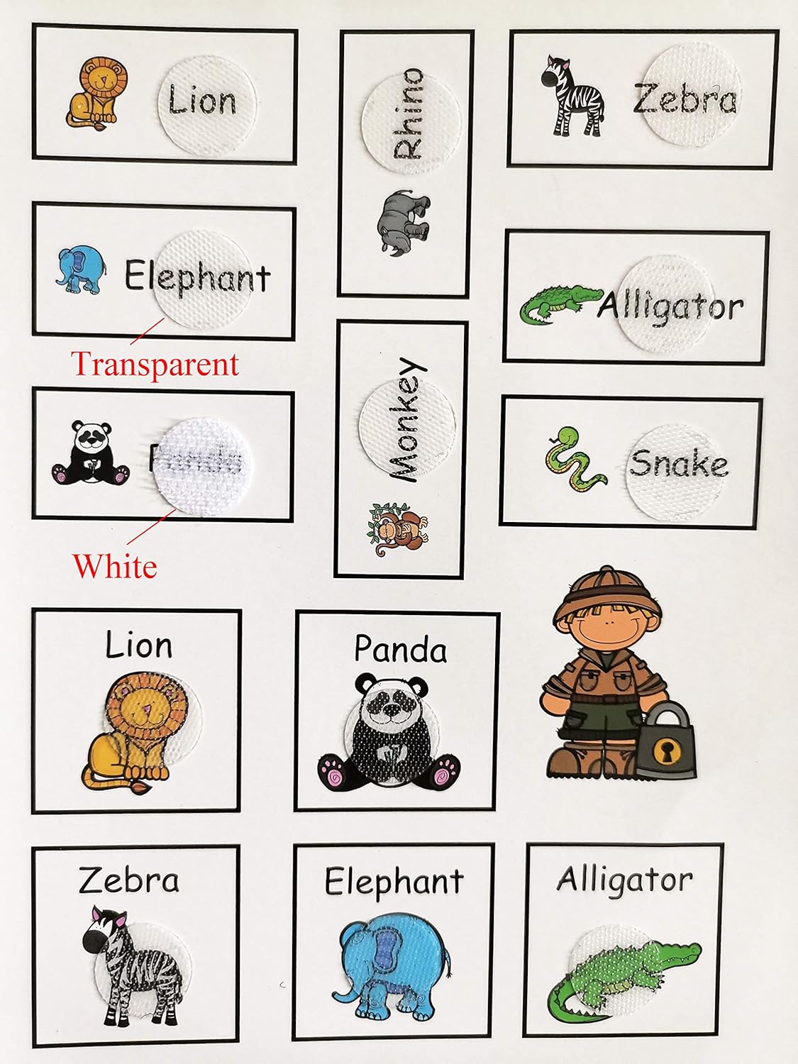 Vkey 700pcs (350pairs) 1.5cm Diameter Transparent Sticky Back Thin Clear Dots with Adhesive Hook & Loop Coins Tapes