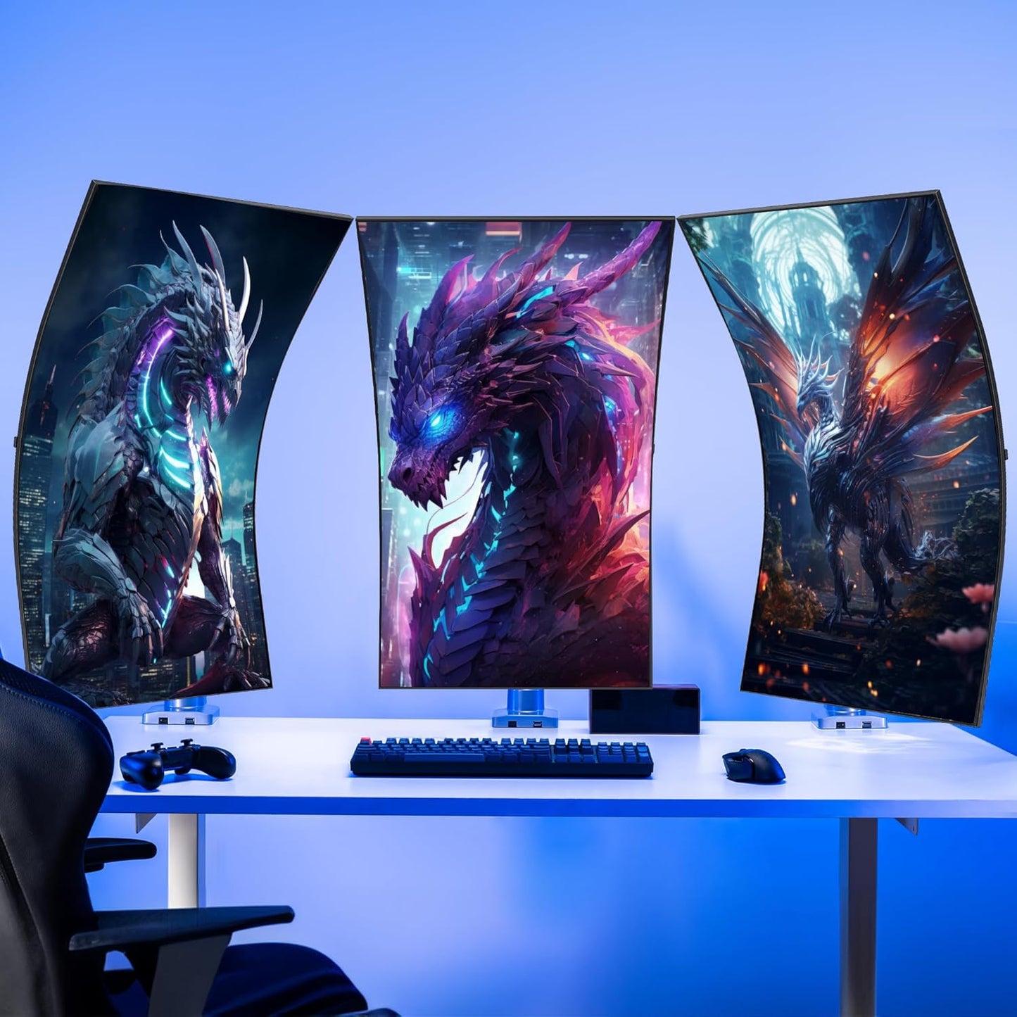 AVLT Single 17"-57" Super Ultrawide Monitor Arm for Screens Up to 59.5 lbs, Premium Aluminum Desk Stand, Adjustable Pneumatic Height, Full Motion Swivel Tilt Rotation, USB-C & USB-A Ports, Gray