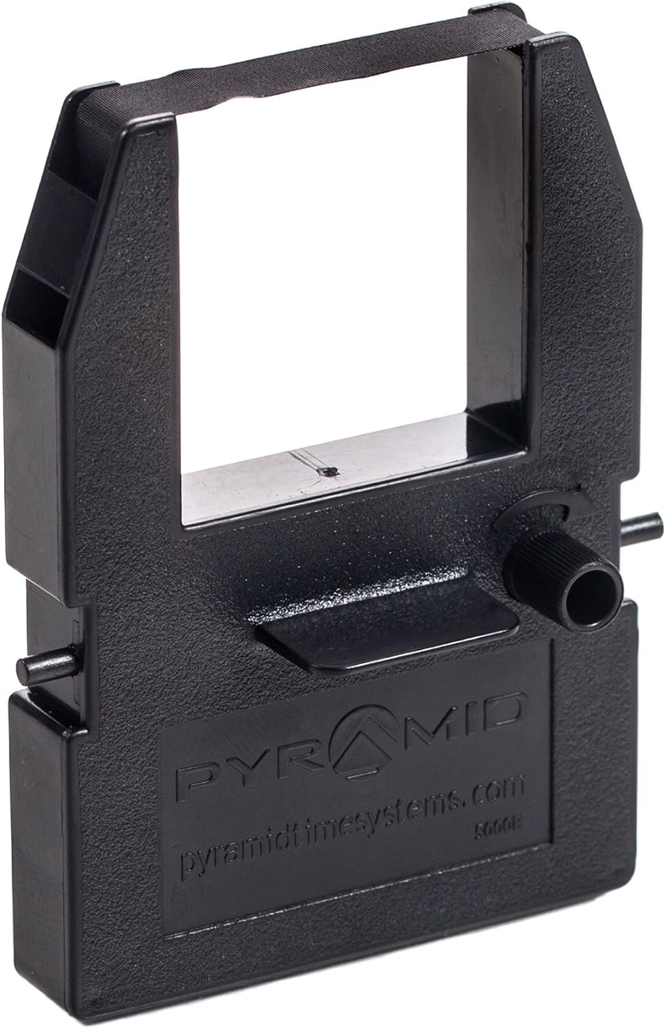 Pyramid Time Systems, Model 5000 Auto Totaling Time Clock, Handles up to 100 Employees, Made in USA, Black & 5000R Genuine Replacement Ribbon for 3550ss, 3600ss, 4000Pro, 5000, 5000HD Time Clocks