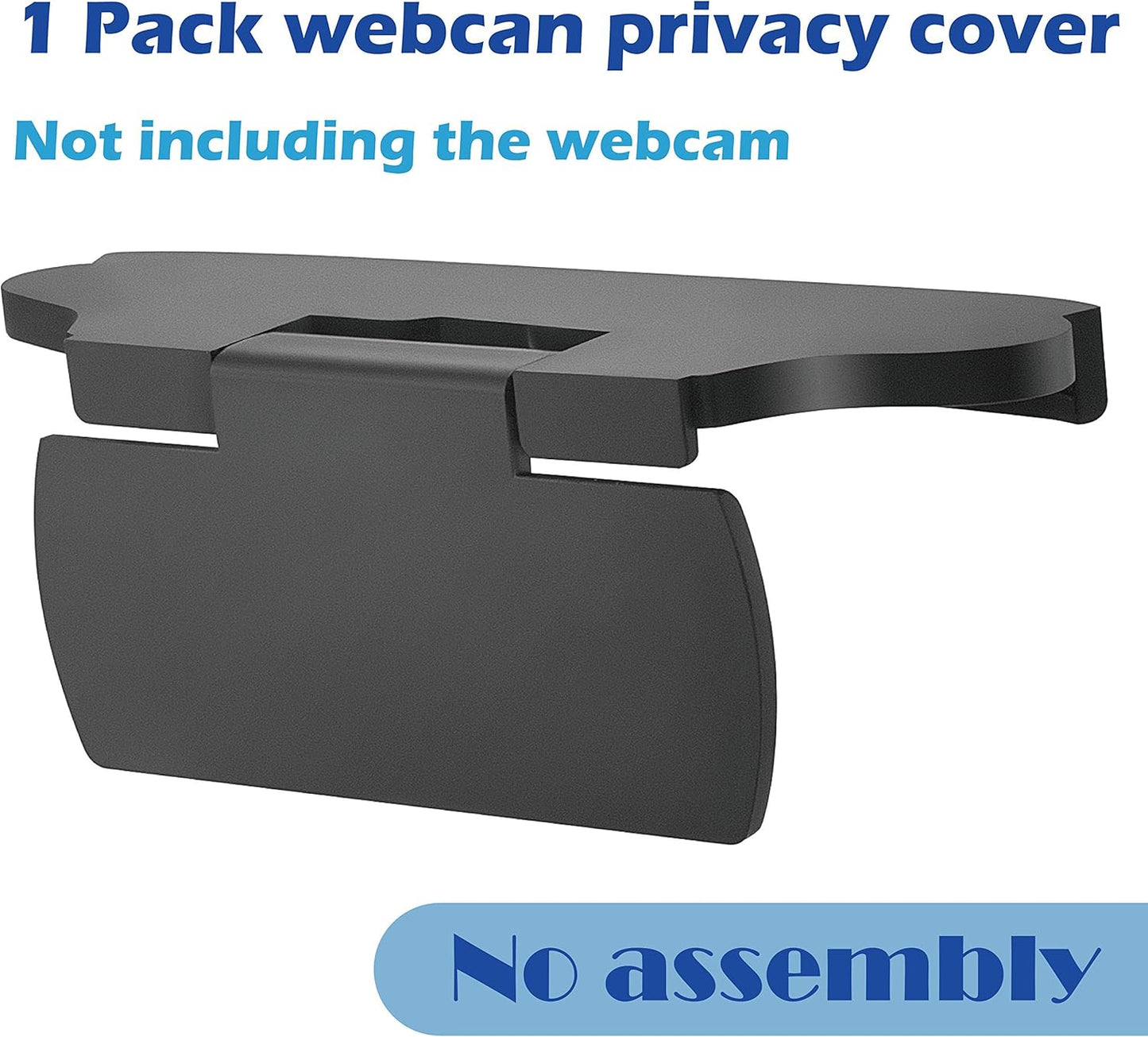 imluckies Webcam Cover for Logitech C920/ C920x/ C930e/ C922x/ C922 HD Pro Stream Webcam, Physical Anti-Peeping, Camera Privacy Shutter Cover Protect Lens and Security, Black