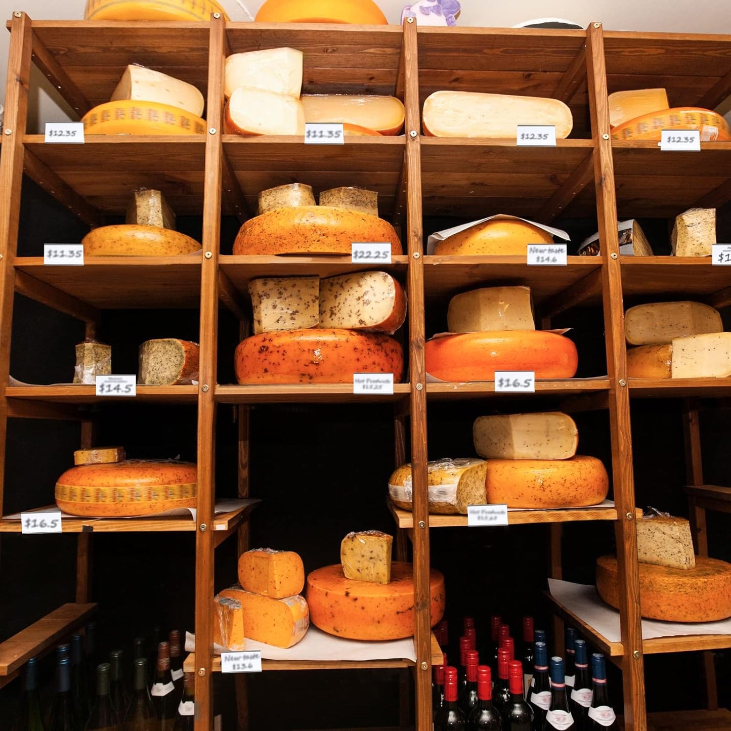 36pcs Wood Shelf Label Holder Plastic Price Tag Holder Supermarket Retail Sign PVC Clear Shelf Label Holder (Includes 50 Pieces Label Inserts) Perfect Fits 25 mm Wooden Shelving.