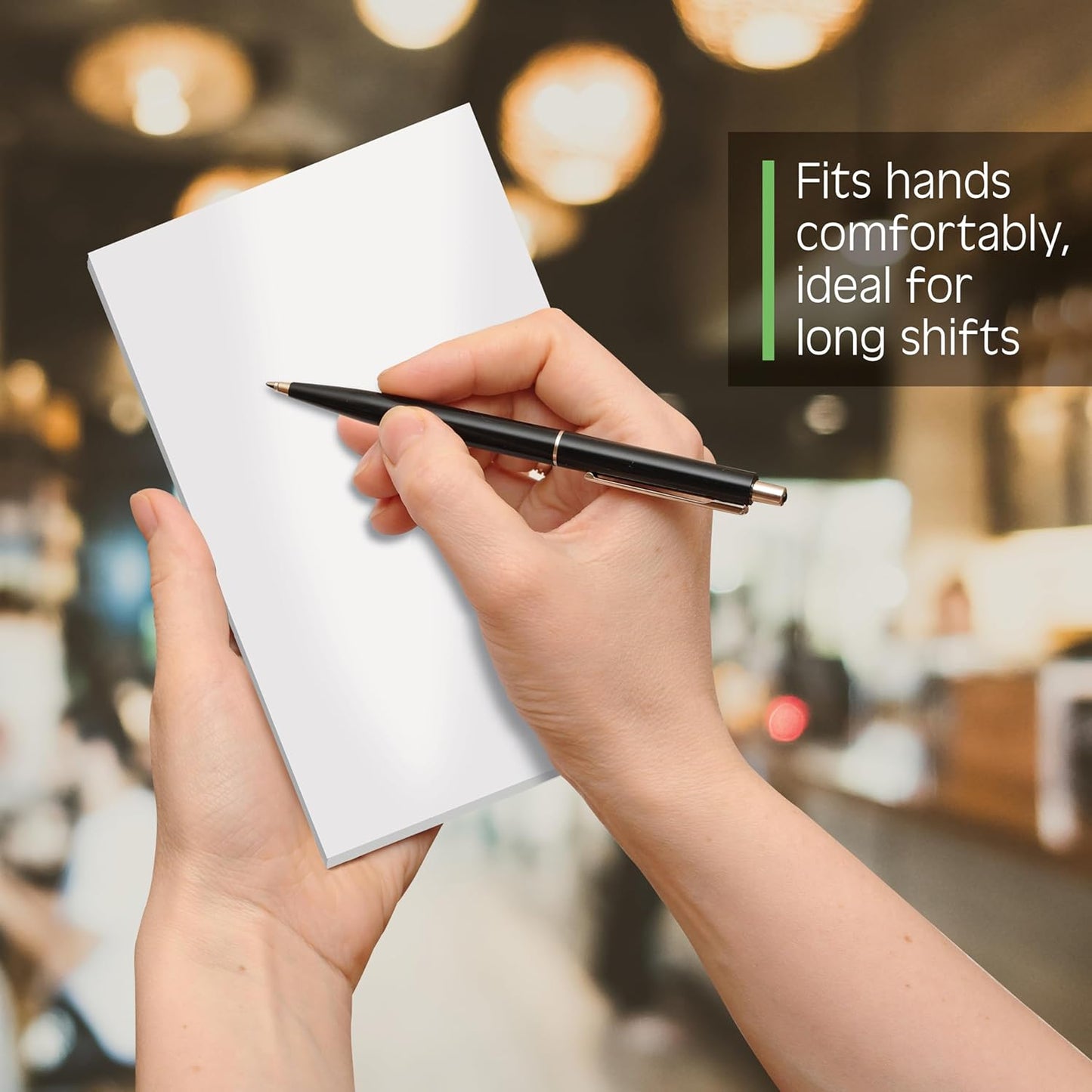 Better Office Products Blank Scratch Note Pads, 4" x 6" Pads, Server Notepads, 50 Sheets per Pad, Memo Pads, Gummed Binding for Easy Tear-off (48 Pack)