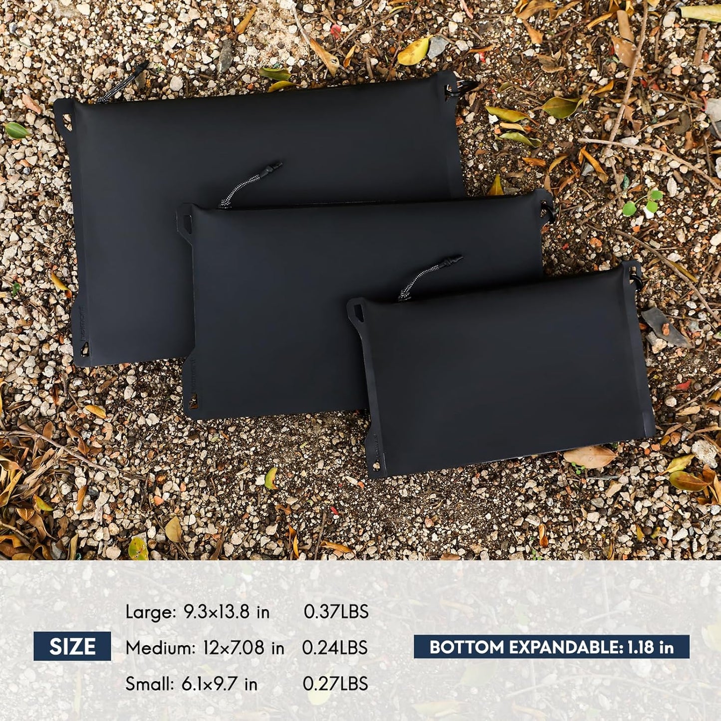 Haimont Waterproof Pouch, Small Waterproof Dry Bag with Upgrade Zipper for Travel Boating Kayaking Hiking Document Organizer