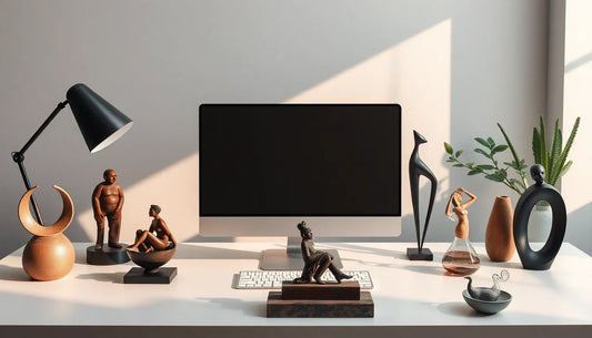 4-15 Beyond the Screen: Curated Desk Art and Sculpture for Creative Inspiration