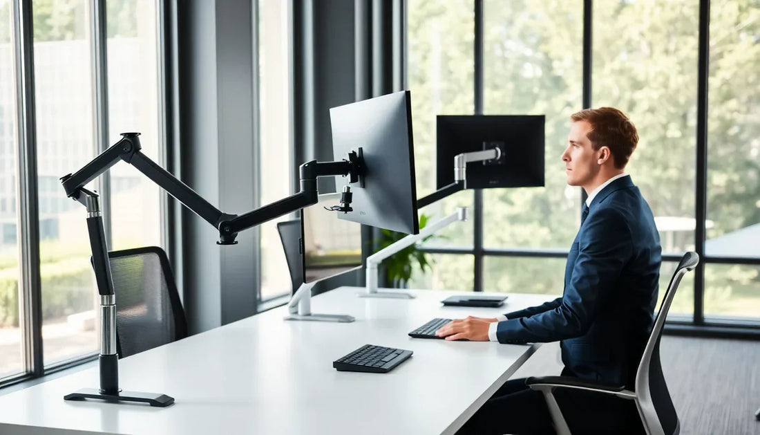 4-14 No More Neck Strain: Adjustable Monitor Arms and Their Impact on Posture and Productivity